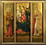 Benvenuto di Giovanni - Altarpiece - The Virgin and Child with Saints